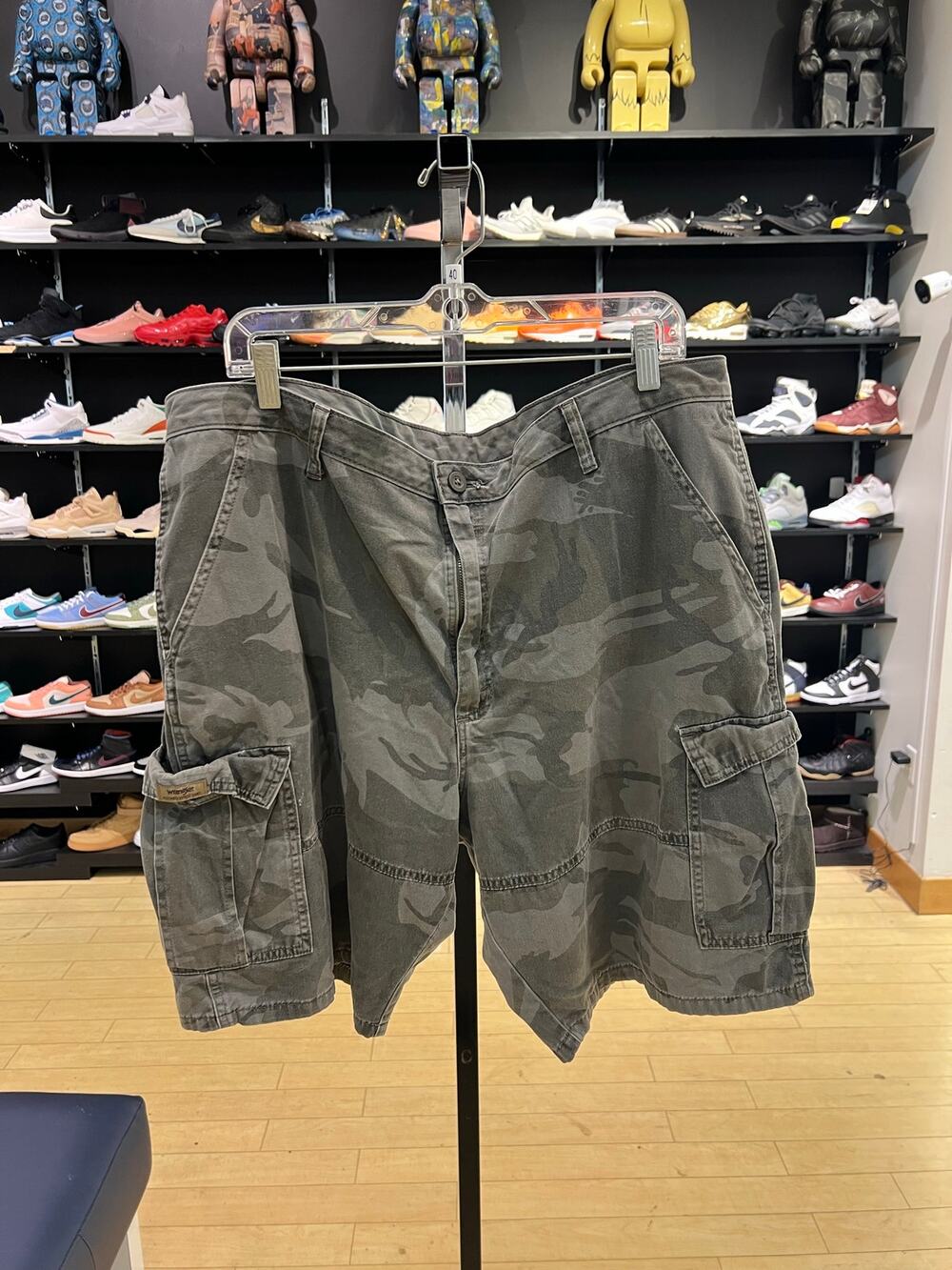 Wrangler Camo Cargo Shorts Sz 40